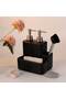 Iris Two-Fluid Sponge Holder Black - 2