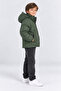 Boy's Hooded Fleece Inside Waterproof Inflatable Warm Winter Coat Ak4281 - 4