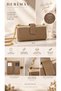 Women's Bag 100% Real Leather Phone Bag with Gold Accessories Wallet Card Holder Multifunctional Organizer - 4