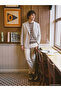 Light Brown Patterned Modern Fit Wool Blend Jacket - 2