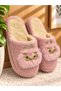 Owl Model Towel Women's House Slippers - Warm and Fluffy Slippers with Noise-Free Soles - 2