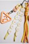 Coffee Teddy Bear Detailed Multi-Object Design Charm Keychain - 4