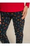 Mother - Daughter, 100% Cotton, Red, Be Happy Everyday, Long Sleeve Pajama Set (Sets Will Be Sold Separately) - 7