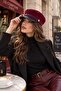 Women's Cap Hat, Vintage Model with Brim, Stylish Casual Autumn Winter Hat