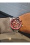 Automatic-New Model Burgundy Dial Sapphire Glass Seiko Movement, 18 Atm Water Resistance Men's Wristwatch - 3