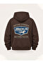 Unisex Women's and Men's Nothing Stronger Design Text Printed Oversize 3 Thread Hooded Sweatshirt - 5