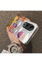 Vivo V50 Lite Compatible Silicone Edge Hard Back Case Balloon Pattern Couple Phone Case - 4