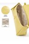 Yellow Shk305 Faux Leather, Special Lock Magnet Hand, Arm and Shoulder Bag - 5