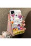Oppo A15S Compatible Silicone Edge Hard Back Case Balloon Pattern Lover Couple Phone Case - 3