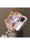 Realme C25Y Compatible Silicone Edge Hard Back Case Balloon Pattern Lover Couple Phone Case - 4