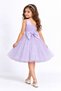 Girl's One Shoulder Short Dreamy Tulle Special Occasion Dress with Pearls - 2