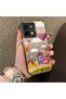 Vivo Y28 Compatible Silicone Edge Hard Back Case Balloon Pattern Lover Couple Phone Case - 3