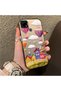 حافظة هاتف متوافقة مع Realme C25S مصنوعة من السيليكون بحافة صلبة وخلفية صلبة بنمط بالون للزوجين - 3