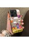 Redmi Note 14 4g Compatible Silicone Edge Hard Back Case Balloon Pattern Lover Couple Phone Case - 3
