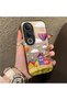 Vivo V50 Lite Compatible Silicone Edge Hard Back Case Balloon Pattern Couple Phone Case - 3