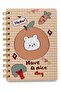 Have a Nice Day Patterned Spiral-Bound Lined Notebook - Lined Leafed Notepad