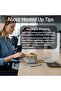 Cordless Electric Lunch Box 1L – 14,000mAh Rechargeable Self-Heating Food Warmer with 304 Stainless Steel Container, 7 Timer & 4 Temp Settings, Leak-Proof Portable Meal Heater for Office, Tra - 3