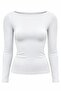 Women's basic boat neck blouse