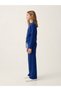 Girl's Knitwear Set Navy Blue Bottom, Top 6/14 Years - 2