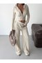 Hooded Zippered Seersucker Double Set - 3