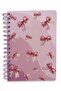 Pink Ribbon 02 Patterned Spiral Lined Notebook - Lined Leaflet Notepad