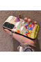 Samsung Galaxy A24 Compatible Silicone Edge Hard Back Case Balloon Patterned Lover Couple Phone Case - 2