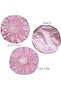Silk Bonnet, Night Sleep Caps with Wide Elastic Band, Silk Wrap, Soft Head Cover Sleeping - 5