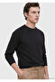 Black Plain Sweatshirt - 4