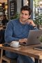 Men's Crew Neck Patterned Sweater - 3