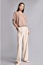 Ultra Soft Relax Fit V-Neck Beige Sweater C4024Ax26Wn - 2
