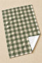 Sage Pine Wishes Christmas Tree Green Plaid Cream Patterned Modern Stylish 2-Piece Kitchen Towel Set 35X55 - 6