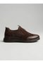 2250906K so Stretch Front Metal Detail Genuine Leather Orthopedic Daily Shoes for Women - 6