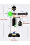 Heavy Duty Freestanding Punching Bag for Adults & Kids – Adjustable Height Boxing Reaction Target with Speed Ball, Swing Arm & Sandbag | Shock-Absorbing Suction Base | Home Gym, MMA, Fitness Training - 8