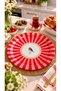 6-Piece Metal Serving Tray with Bird Figures - 23 cm Round Tea, Coffee, Breakfast Serving Tray - 2