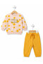 Baby Girl 2 Threaded Threaded Sweatshirt Pants 2-Piece Set