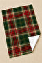 Tartan Tree Trio Triple Christmas Tree Red Green Plaid Patterned 2-Piece Kitchen Towel Set 35X55 - 6