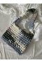 Naturals Design Knitted Bag - Minimalist Soft Textured Daily Shoulder Bag - 2