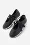 Women's Lace-Up Mary Jane Round Toe Sports Ballerina Sneaker Leyro Black