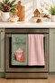 Cozy Cocoa Pink Plaid Hot Chocolate Cookies and Pink Plaid Christmas 2-Piece Kitchen Towel Set 35X55 - 3