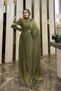 Fairy Evening Dress Khaki