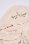 100% Cotton Newborn Baby Girl Hospital Discharge Set - 10-Piece Baby Set with Floral Embroidery and Baby Collar - 5