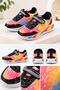 Girls' Glittery Velcro Sports Shoes Colorful Casual Sneaker I Non-Slip Sole Casual Sneaker I Thick Sole Sports Shoes - 6
