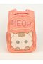 Orthopedic embroidered plush figure elementary school middle school girl's school bag set lunch bag - 3