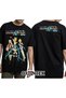 Project Sekai Hatsune Miku Colorful Stage Front and Back Printed Unisex Black Tshirt
