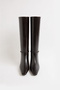 Boots 2603 - Bitter Brown Women's Boots with Thin Gold Belt Detail - 5