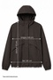 Bitter Brown Bomber Jacket with Cross-Collar Detail - 4