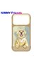 iPhone 18 Pro Max Compatible 3D Real Embroidery Dog Phone Case with Magsafe Feature