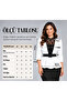 Plus Size, Belted, Stylish Blouse with Lace Details - 5