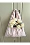 Pink Striped Cherry Balloon Bag