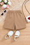 Girl's Black Shorts Skirt School - 2